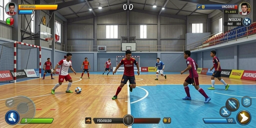 Grafis cerah dan menarik dalam permainan.