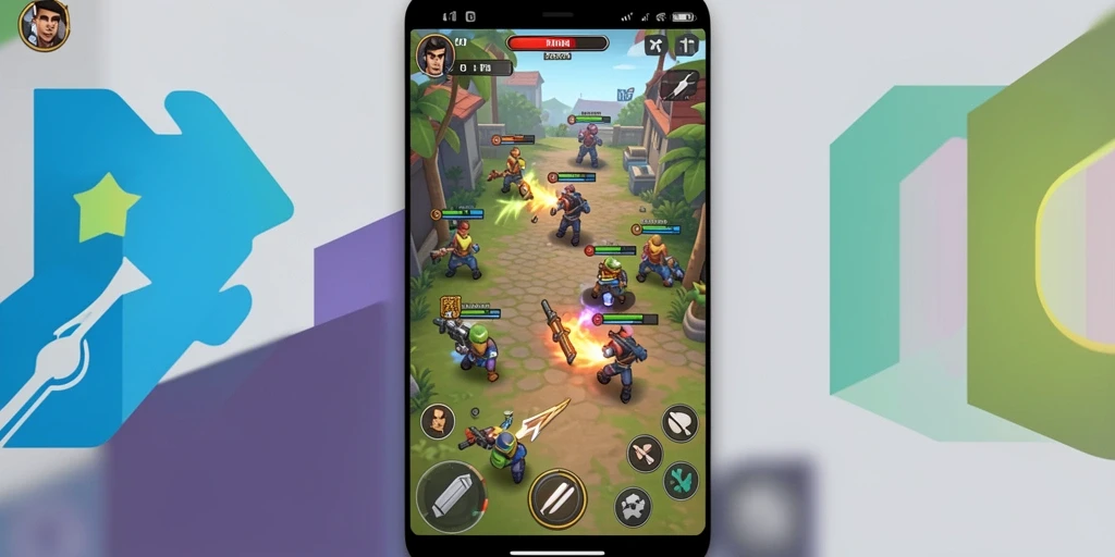 Screenshot menangkap momen seru dalam mode multiplayer.