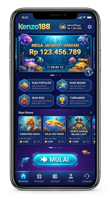 kenzo188 — layar beranda